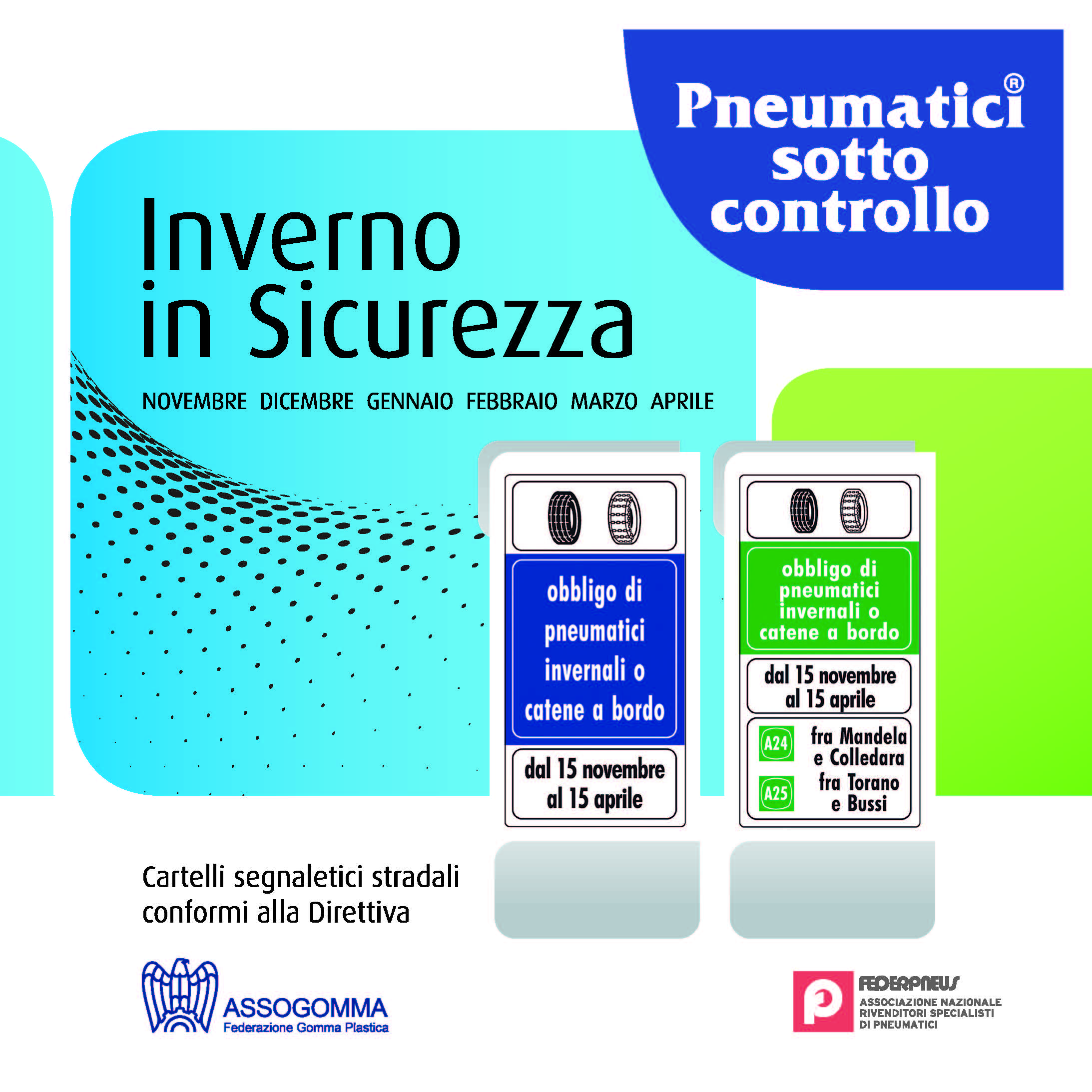 Tutto pronto per affrontare l’inverno in sicurezza e in regola con le gomme invernali