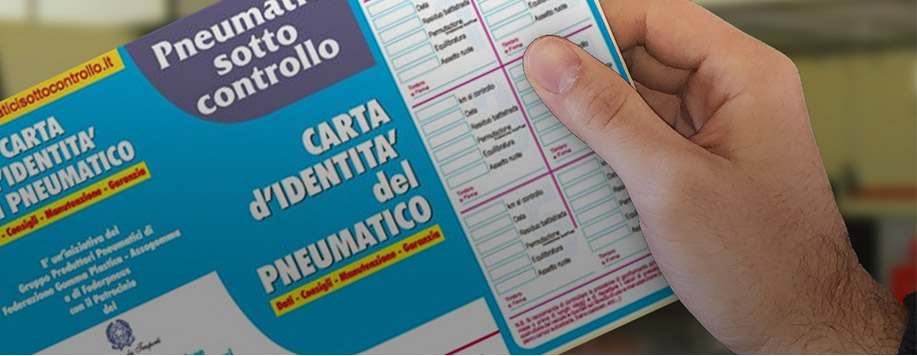 Carta di Identità
del pneumatico